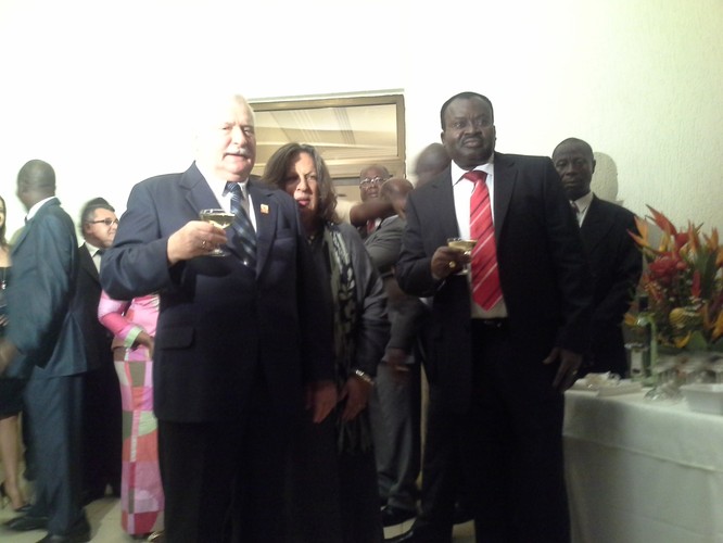 Lech Wałęsa w Togo