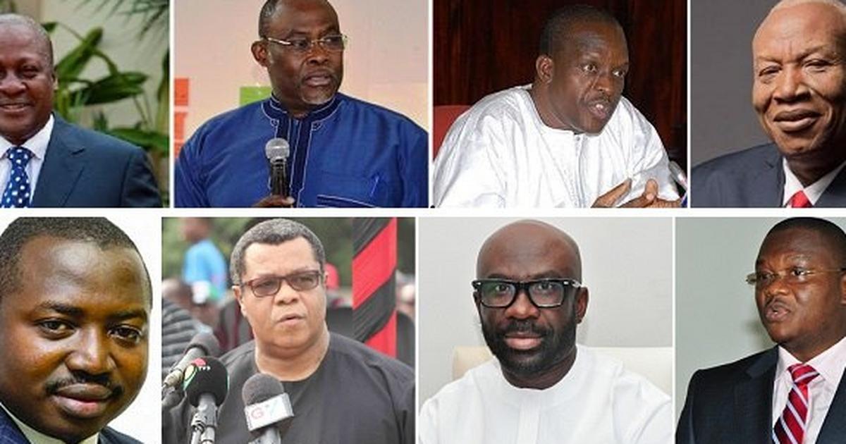 Here are the final 8 presidential aspirants of the NDC Pulse Ghana