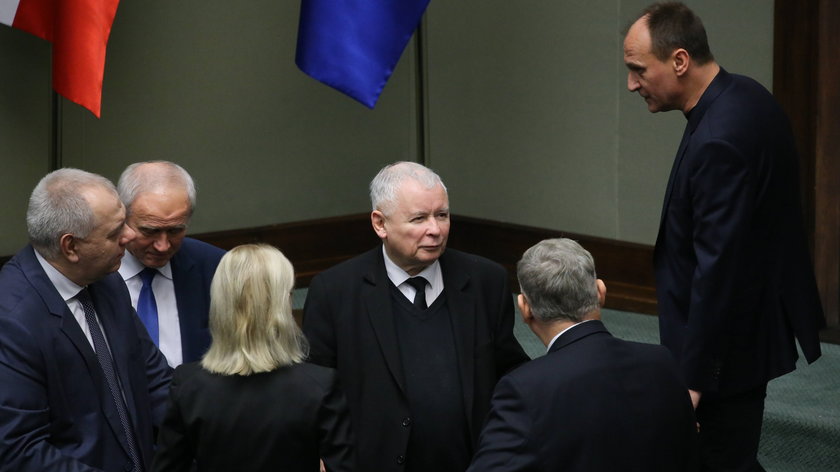 Jarosław Kaczyński i Paweł Kukiz