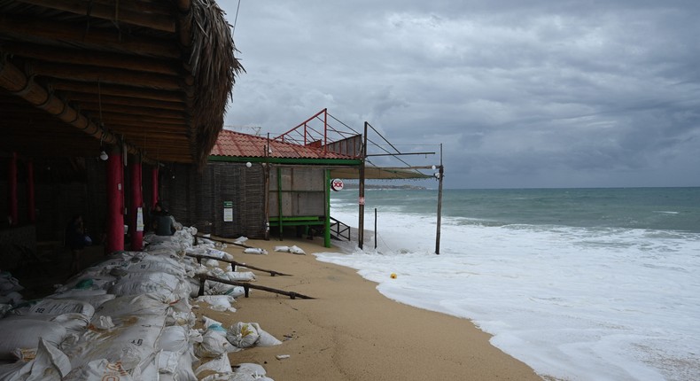 Hurricane Hilary strengthened into a major storm in the Pacific on Friday and was expected to further intensify before approaching Mexico's Baja California peninsula over the weekend, forecasters said.ALFREDO ESTRELLA/AFP via Getty Images