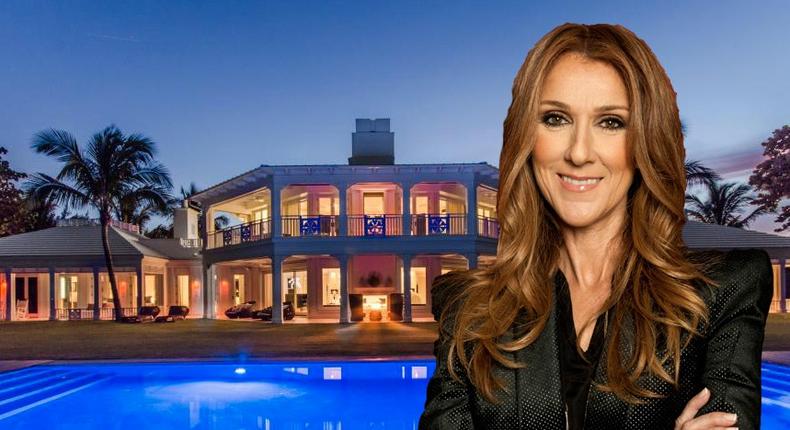 Celine Dion is looking to offload her Jupiter Island mansion.