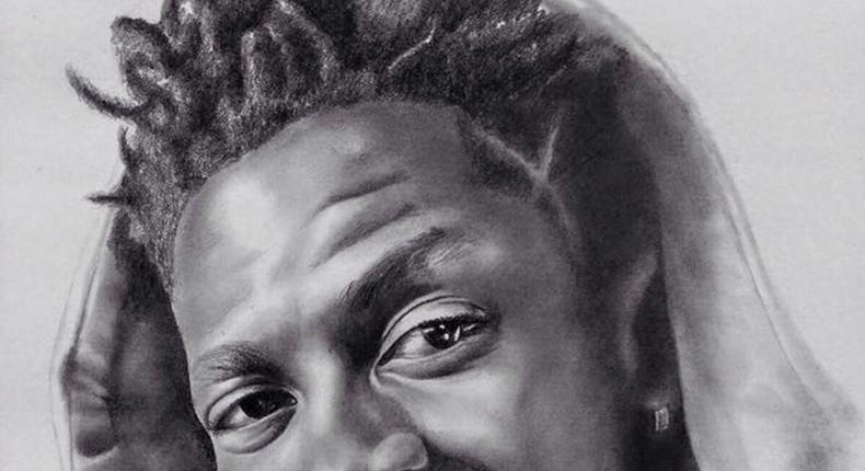 Shatta Wale painting