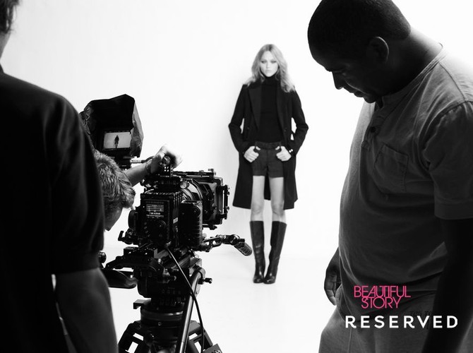 Sasha Pivovarova w kampanii Reserved na sezon jesień-zima 2011/2012 – kulisy sesji