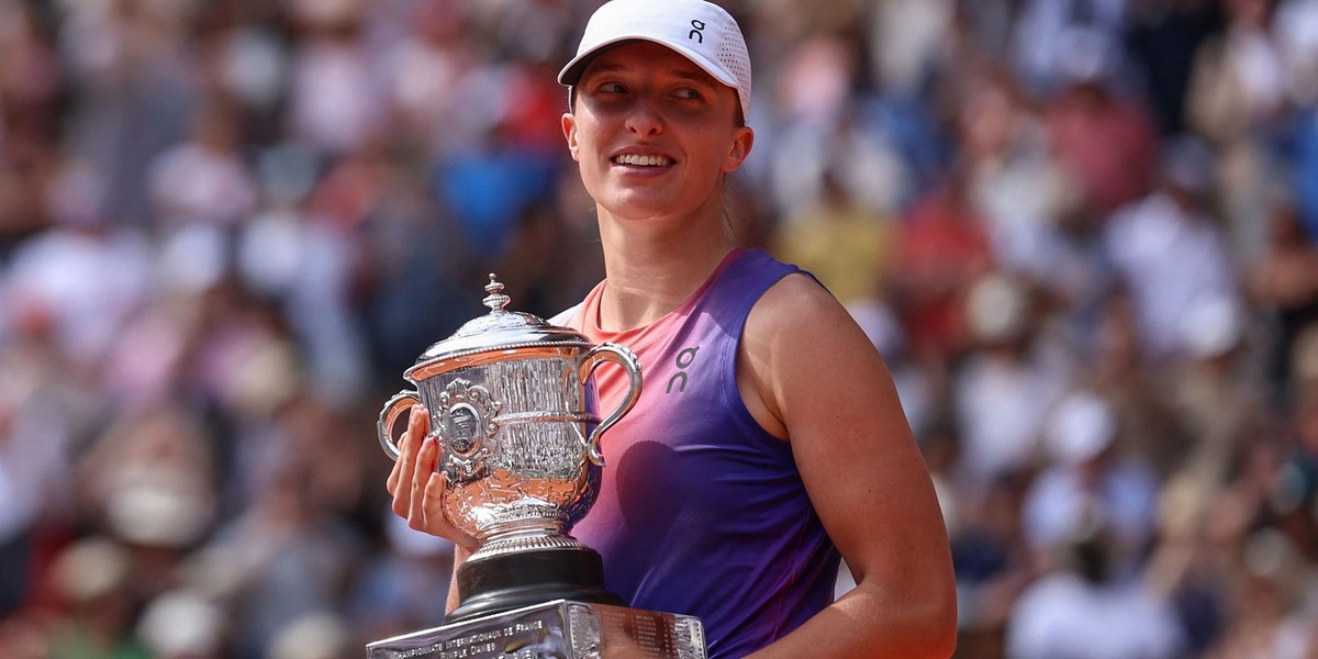 Iga Świątek wygrała w tym roku po raz czwarty Roland Garros.