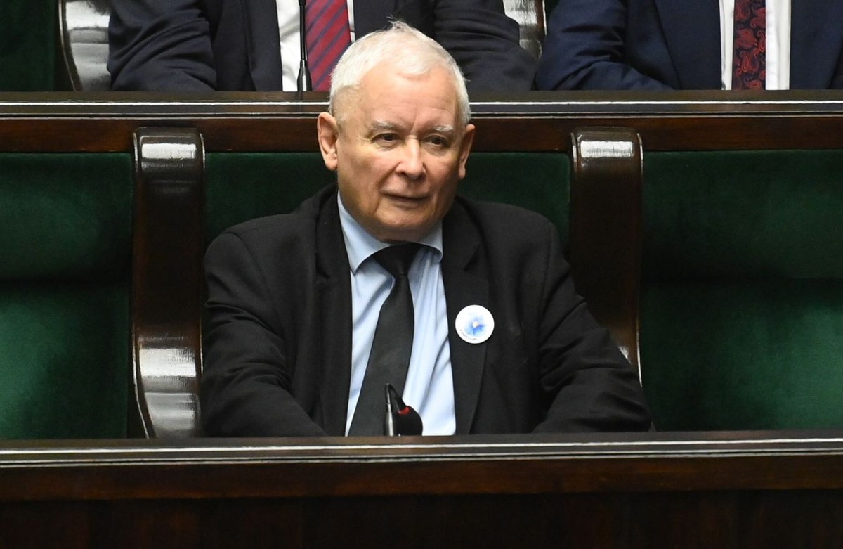 Prezes PiS Jarosław Kaczyński