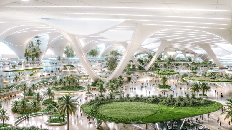 Terminal planowanego Dubai World Central Airport