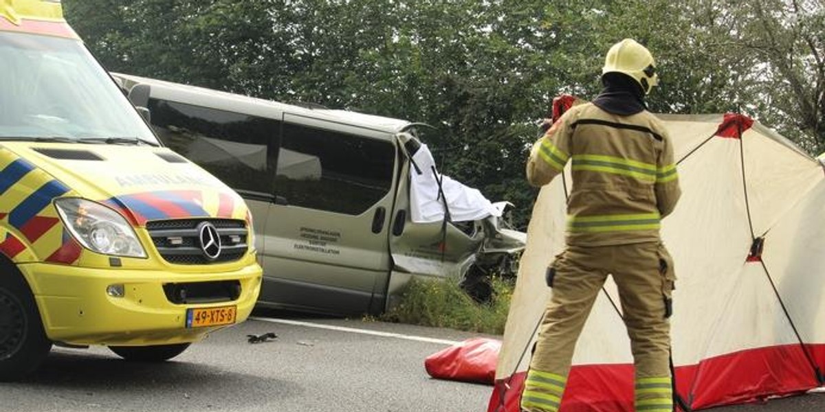 Tragiczny wypadek z udziałem polskiego busa w Holandii