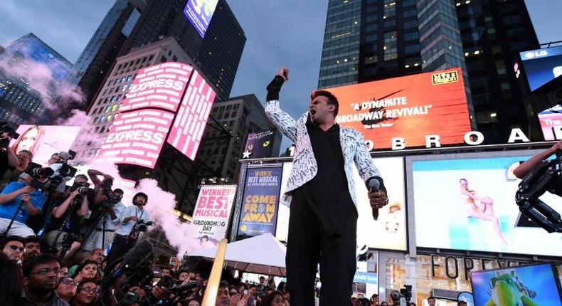 Bollywood actor Siddharth Kannan hosted the IIFA Stomp event in Times Square