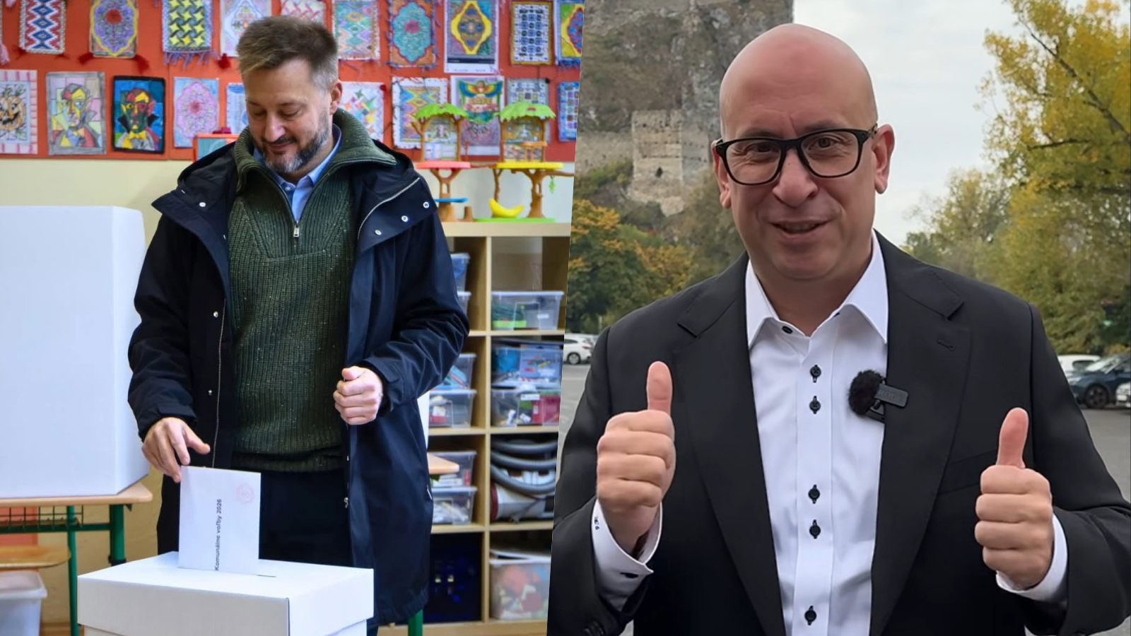 Primátor Bratislavy Matúš Vallo a minister dopravy Jozef Ráž. 