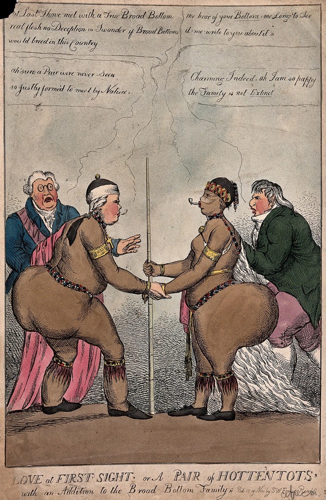 Sara Bartman upoznaje lorda Grenvila 1810. godine