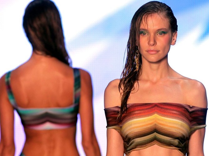 Modne i zmysłowe kostiumy kąpielowe na Rio de Janeiro Fashion Week