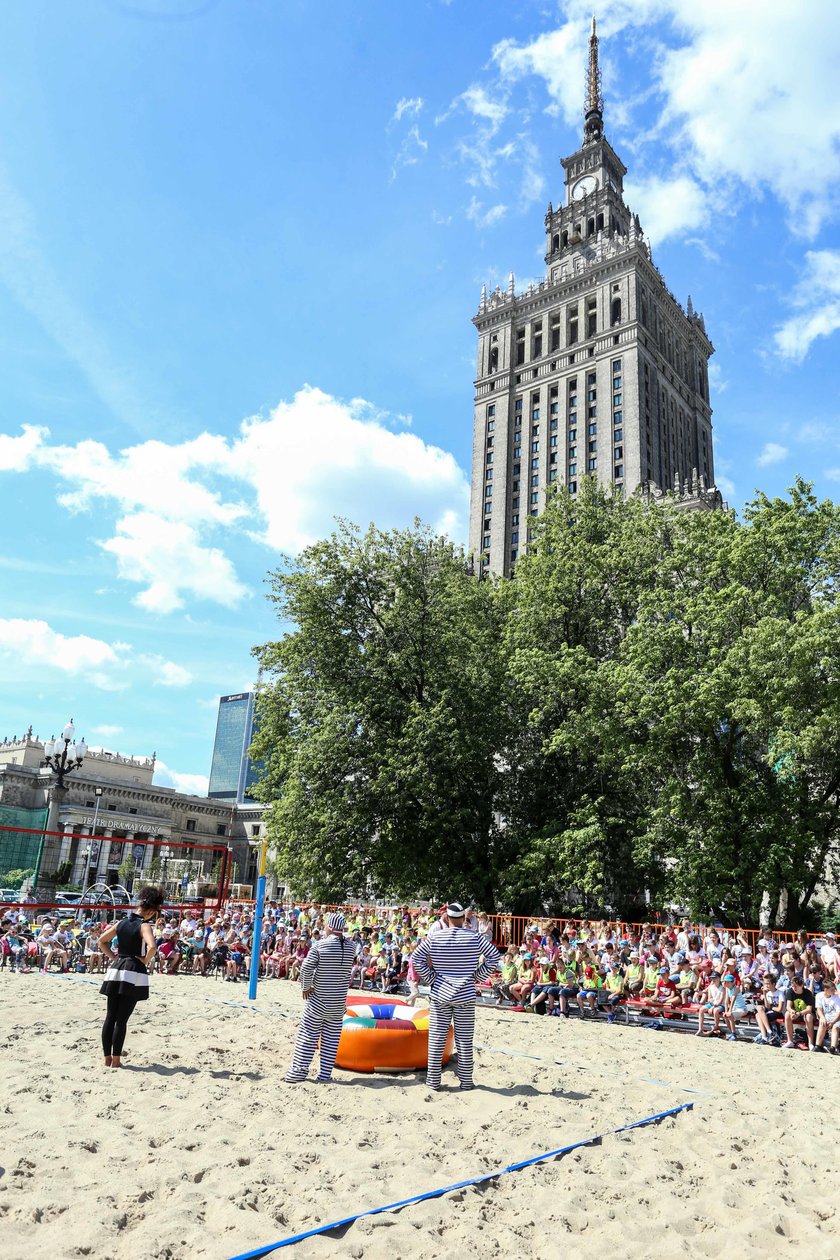 Koniec Lata w mieście pod Pałacem Kultury i Nauki