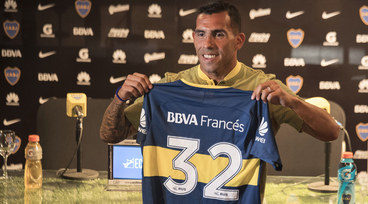 Carlos Tevez nem bánta meg a hét hónapos nyaralást /Fotó: AFP