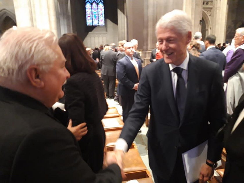 Lech Wałęsa i Bill Clinton