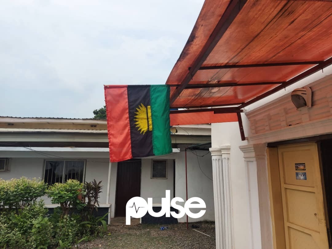 Nnamdi Kanu S Bullet Riddled House In Abia State Pulse Nigeria