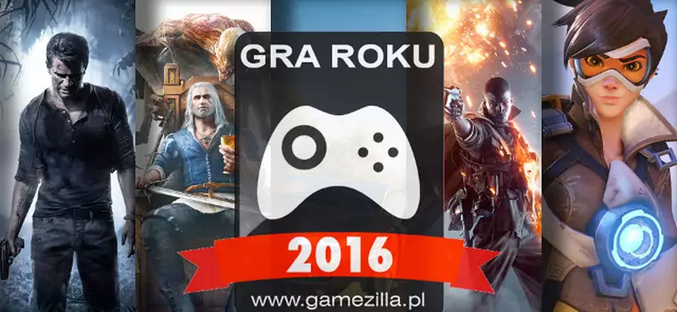 20 najlepszych gier 2016 roku według czytelników Gamezilli