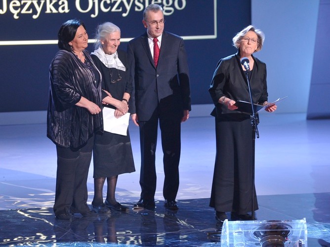 Anna Komorowska na Gali Języka Ojczystego