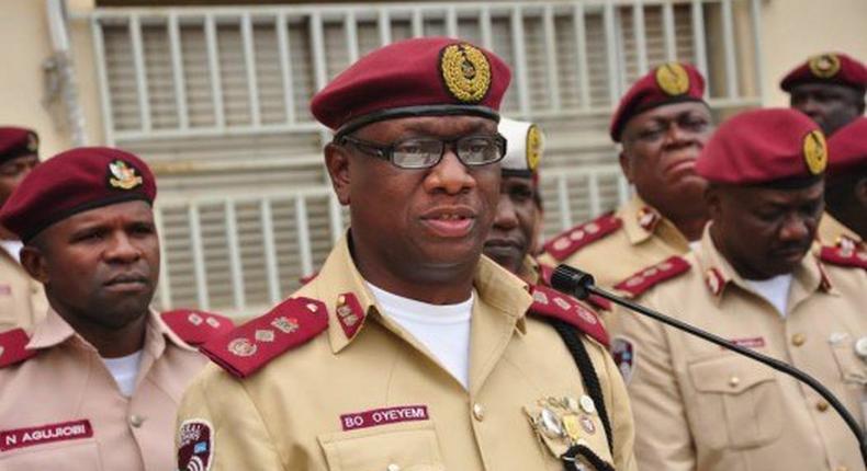 FRSC marshal, Boboye Oyeyemi 