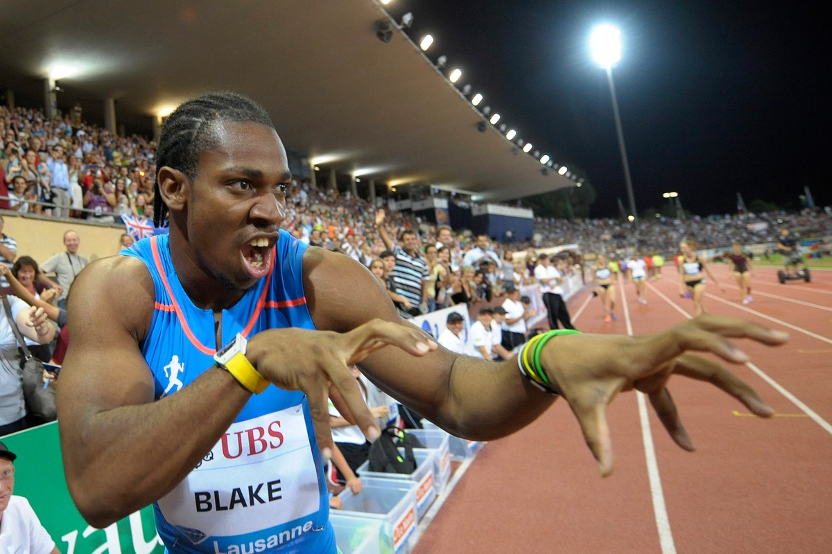 Blake przebiegł 100 m w 9,69 sekundy. To drugi wynik w historii