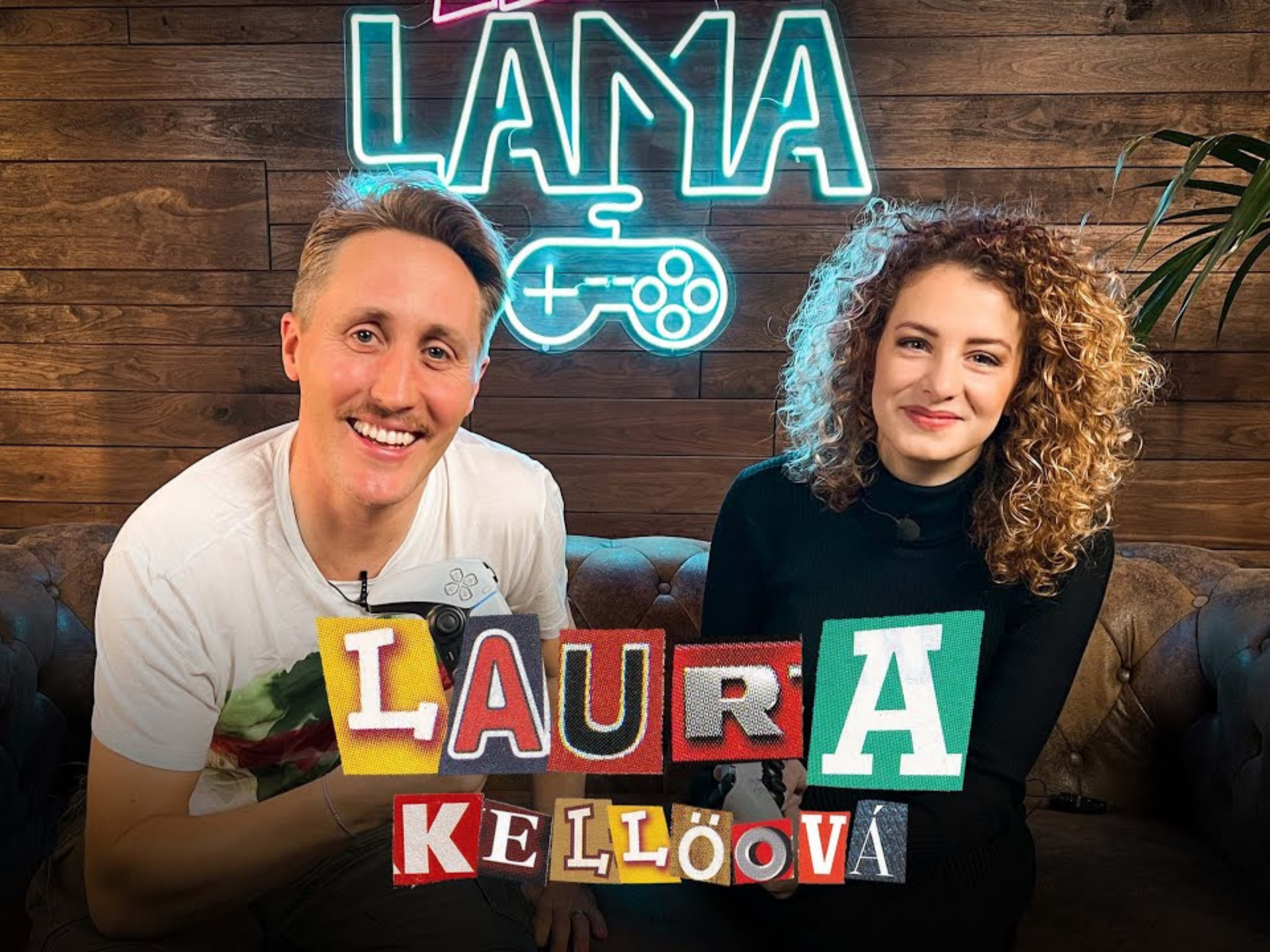 Hostkou novej časti Level Lama bola novinárka Laura Kellöová.