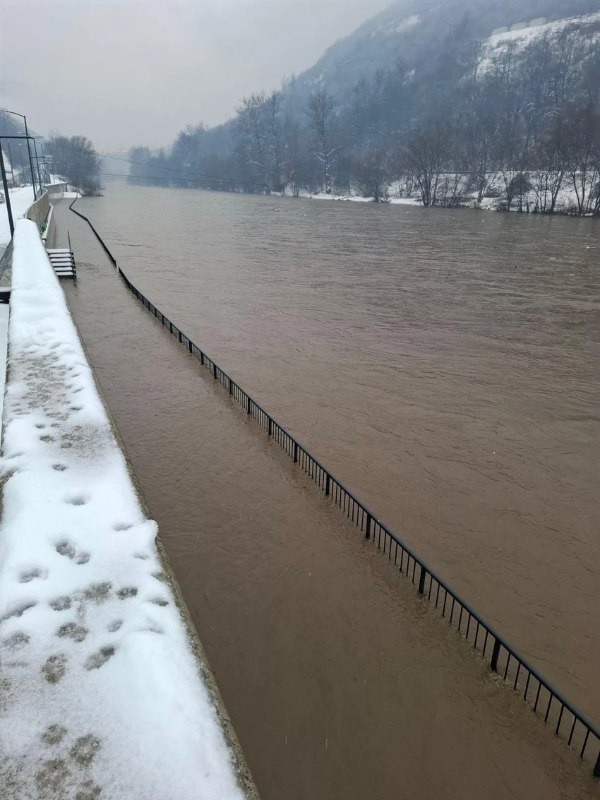 Uvedena vanredna odbrana od poplava na vodnoj jedinici "Lim - Prijepolje"