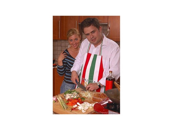 Adam Hofman z małżonką Joanną