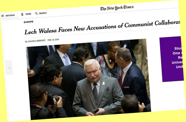 Media w USA o Wałęsie: Zakres współpracy mógł zostać wyolbrzymiony