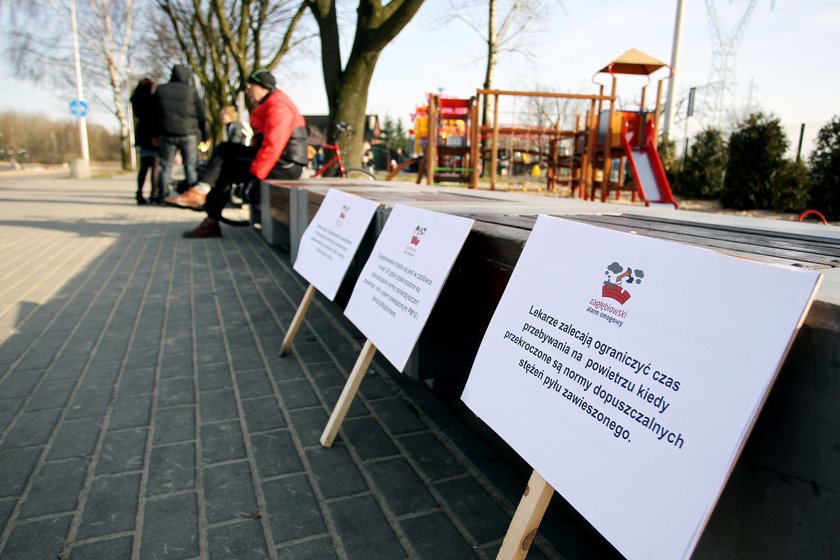 Happening Zagłębiowskiego Alarmu Smogowego