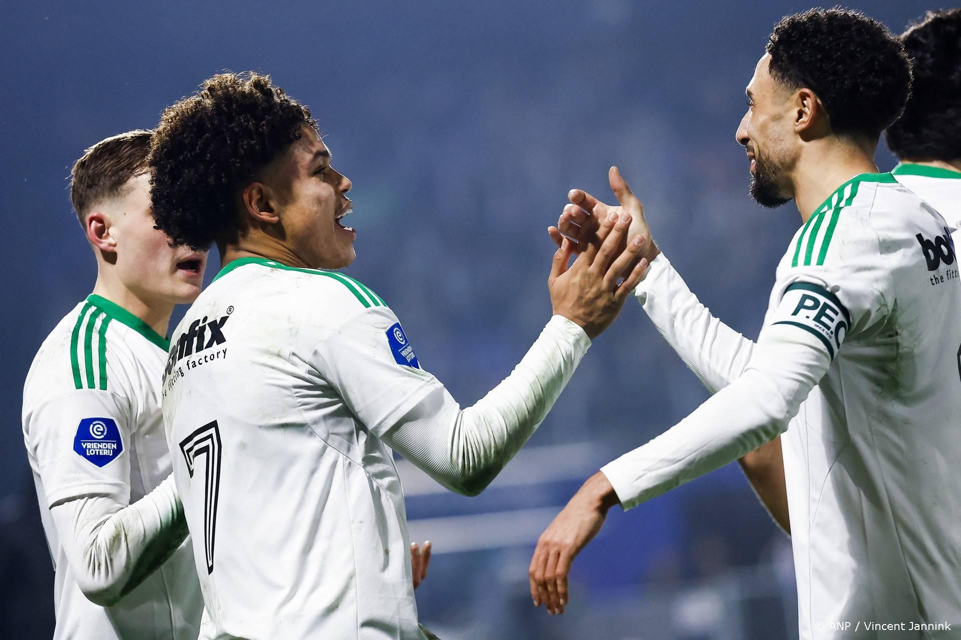 4-1 tegen Telstar brengt PEC Zwolle naar negende plaats in Eredivisie