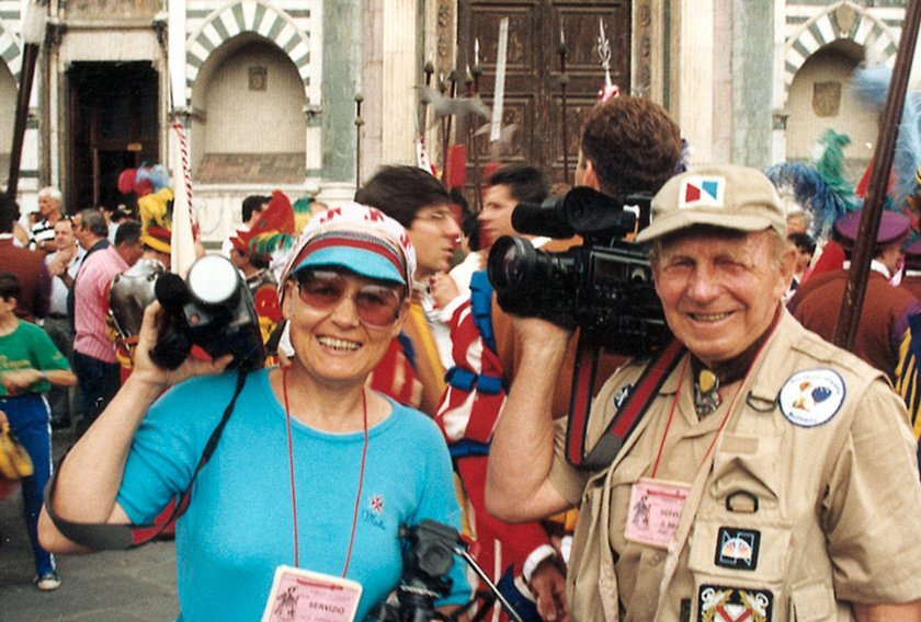 Tony Halik i Elżbieta Dzikowska  