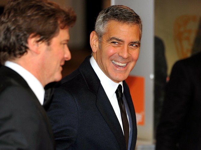 Colin Firth i George Clooney