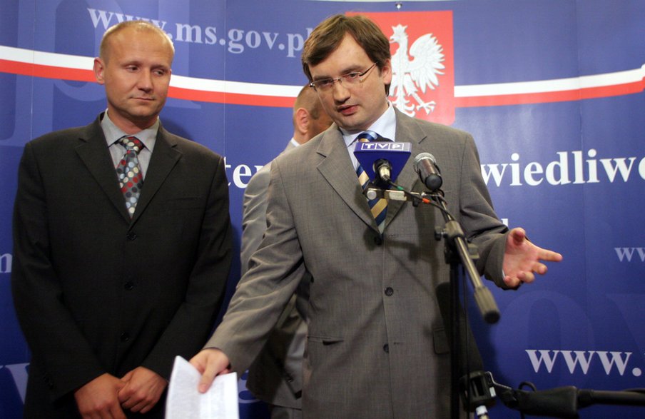 Zbigniew Ziobro i Dariusz Barski, 8 sierpnia 2007 r.