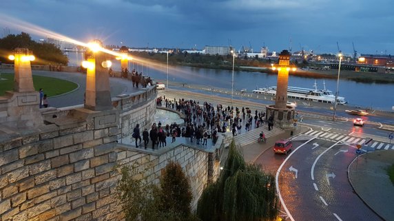 Szczecin - protest przeciwko zaostrzeniu prawa antyaborcyjnego