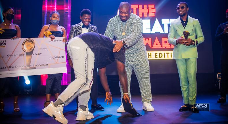 Don Jazzy presents N1m cash prize as Seyi Tinubu is made Patron at the magnificently concluded The Beatz Awards 2021