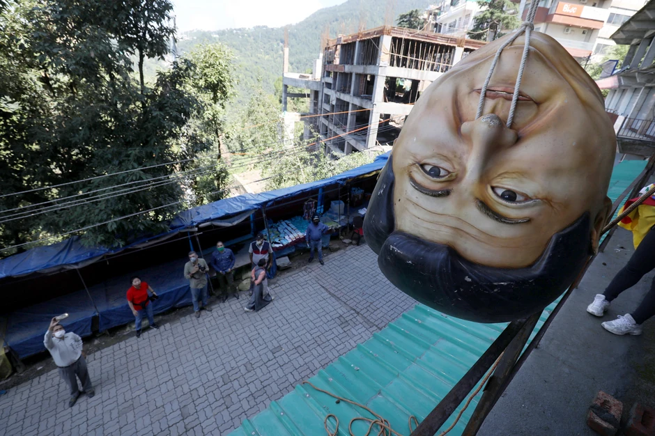 Protest tibetanskih studenata u Daramsali (Indija) za oslobođenje Tibeta