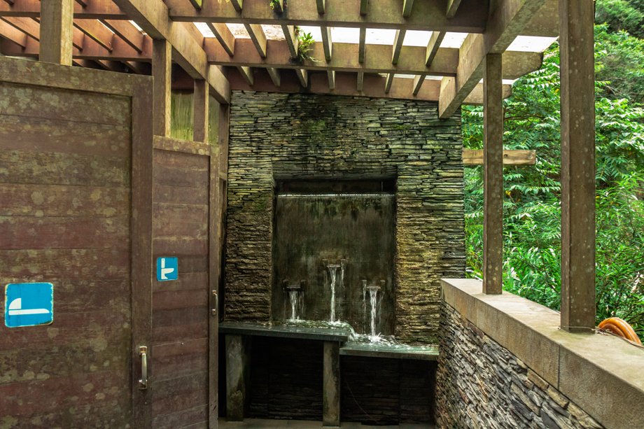 Waterfall Washroom, Taroko National Park, Taiwan