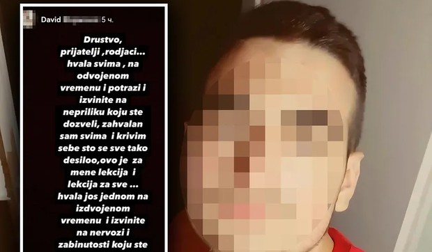 David Stojanović, nestali mladić