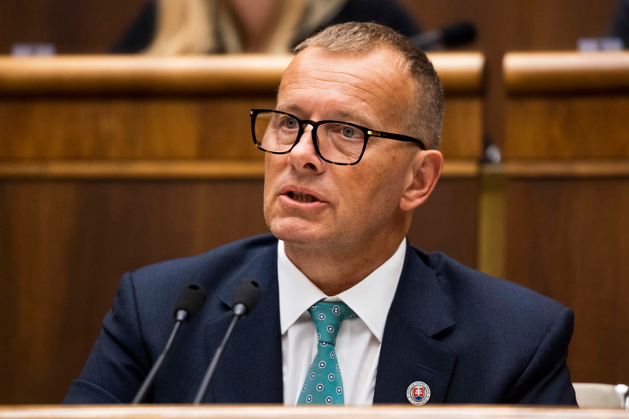 Predseda NRSR Boris Kollár (Sme rodina).