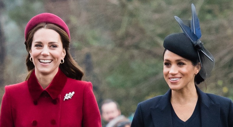 Kate Middleton Meghan Markle Christmas Sandringham Royal Family church