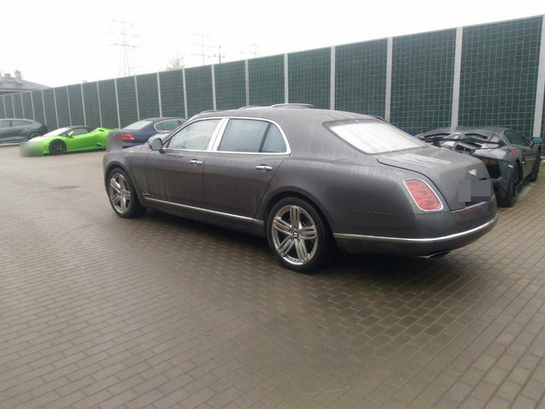 Odzyskany przez policjantów bentley