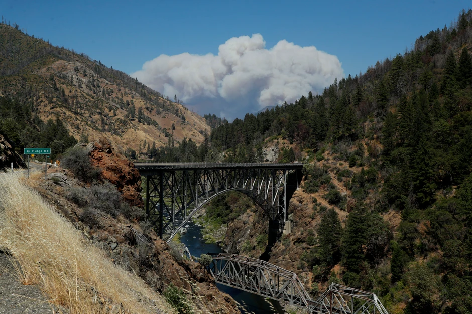 Požari u Kaliforniji - okrug Plumas