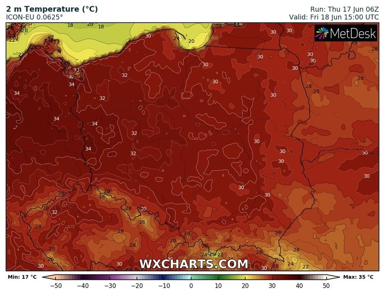 Polska skąpana w upale