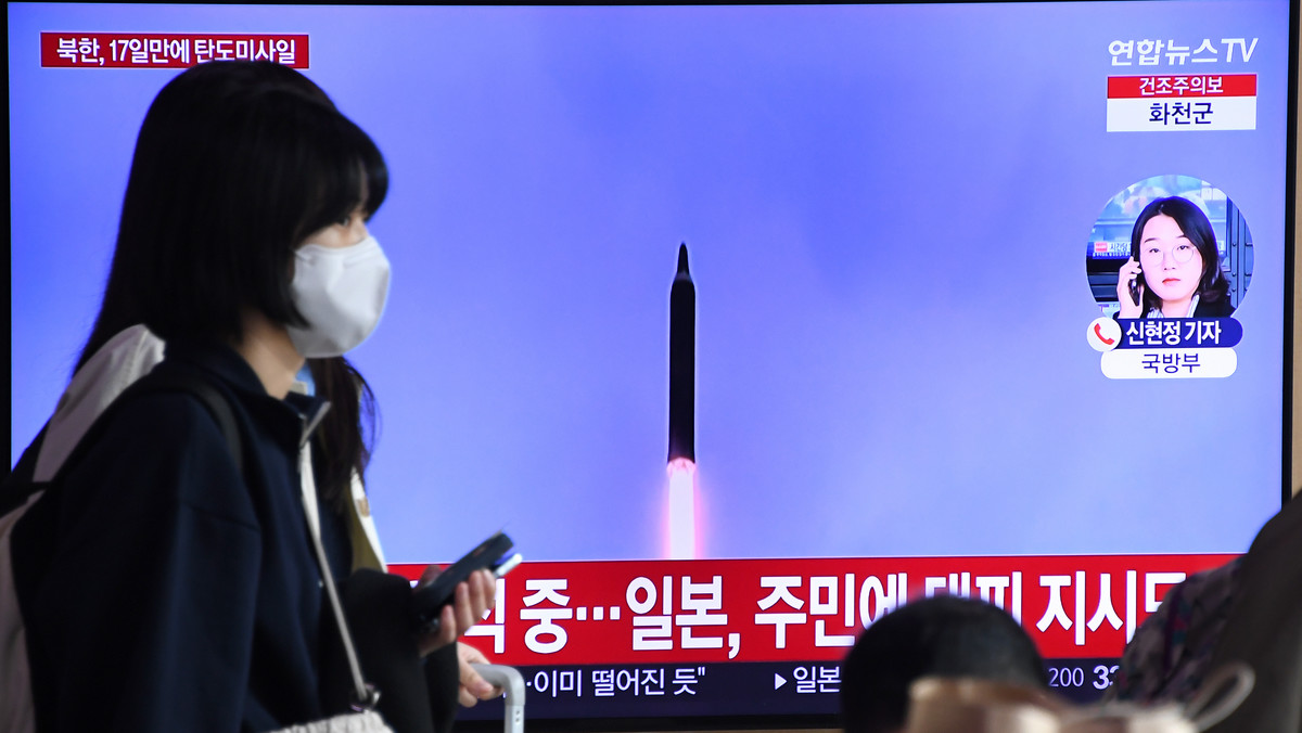 Korea Północna wystrzeliła pocisk balistyczny. Apel władz Japonii