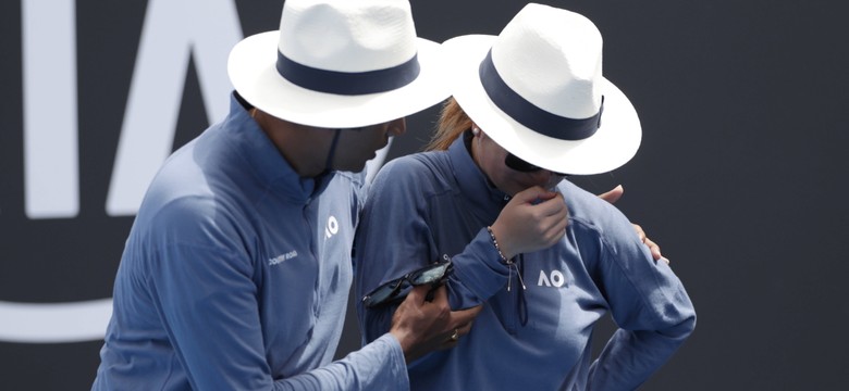 Australian Open: Sędzia liniowa ucierpiała po uderzeniu piłką