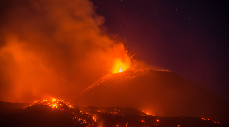 Újra kitört az Etna / Fotó: AFP