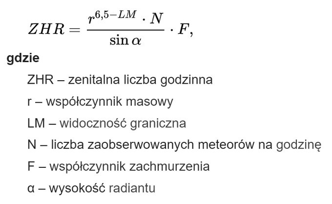 Wzór na ZHR