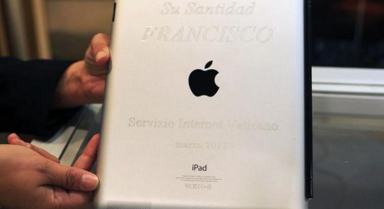 Pope’s old iPad sold for $30,500