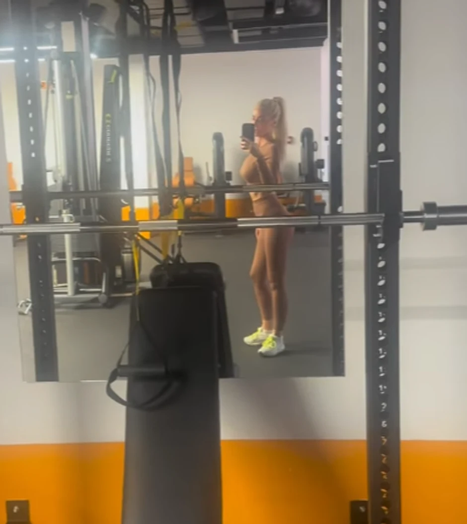 Bojana Lazić u teretani