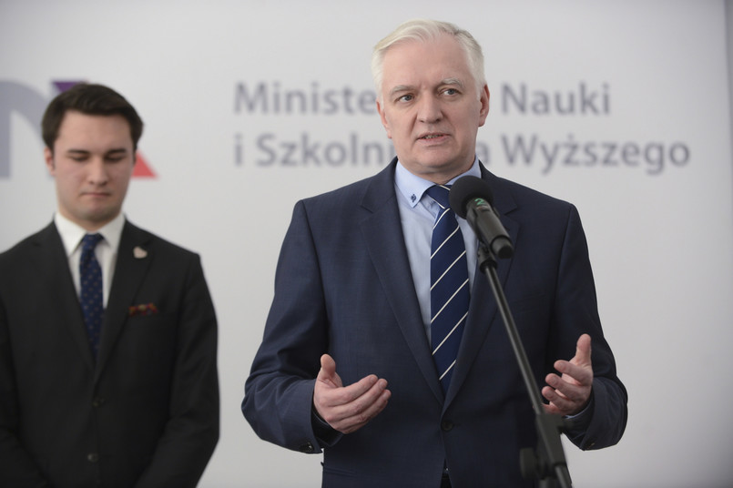 Minister nauki i szkolnictwa wyższego Jarosław Gowin