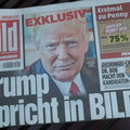 Trump o "katastrofalnym błędzie Angeli Merkel" i zabezpieczeniu granic USA